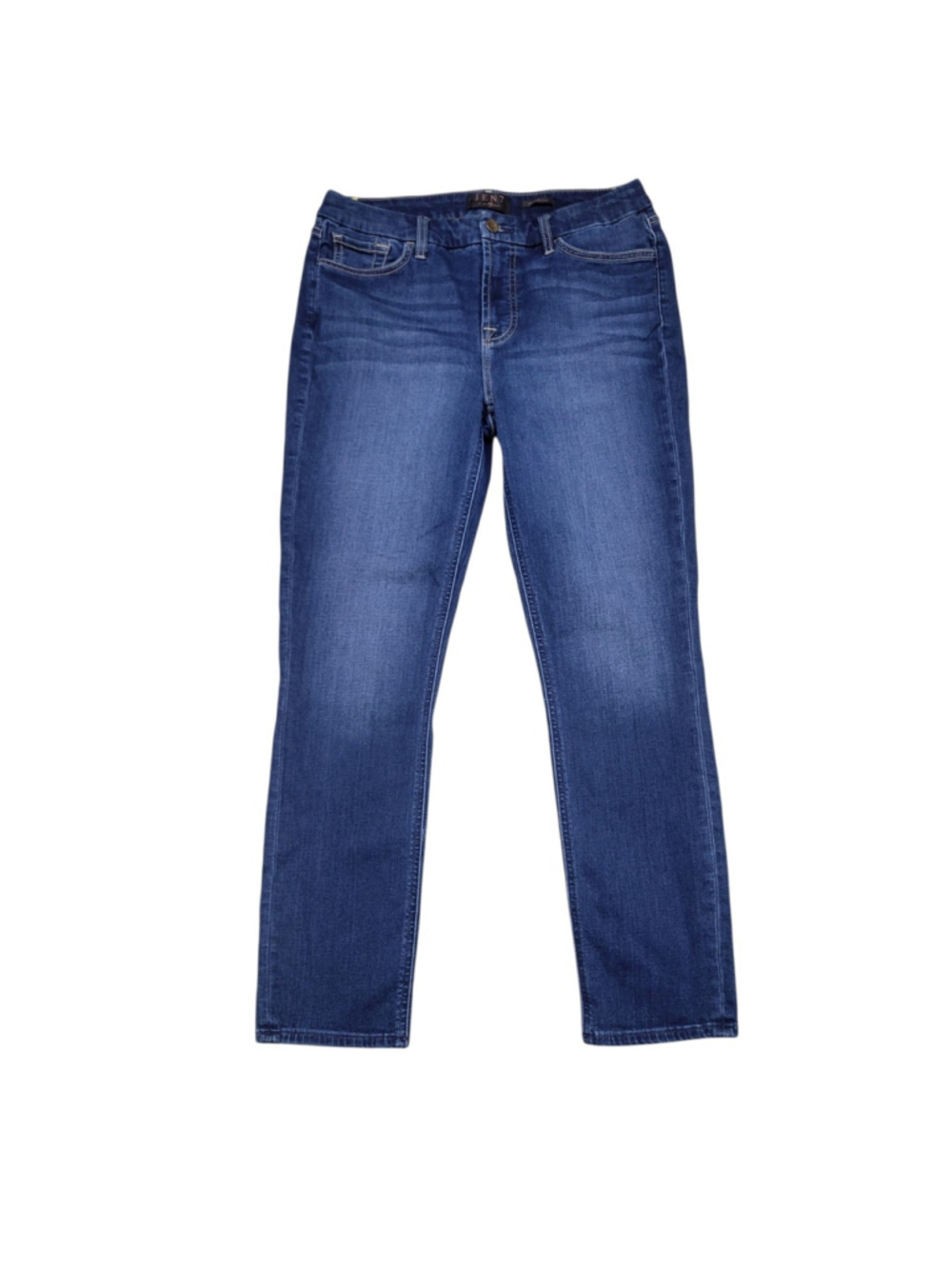 Seven For All Mankind Jen7 Women's Medium Wash Blue Ankle Skinny Jeans Size 8 - Picture 4 of 11